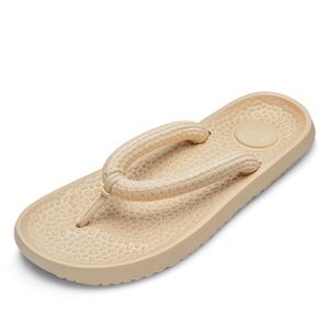Allbirds Sugar Zeffer Flip Flops in Lux Beige size 12